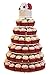 Jusalpha Large 7-tier Acrylic Round Cake Stand-cupcake Stand- Dessert Stand-tea Party Serving Platter for Wedding Party