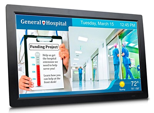 Sungale 19" Wall-Hanging Digital Signage Display Unit - Thumbnail 2