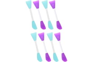 FAVOMOTO Silicon Spatulas 8pcs Painting Spatula Silicone Spatula Scraper Double- Headed Spatula Oil Painting Scraper Color Mixing Scraper for Acrylic Oil Canvas Painting Small Rubber Spatula