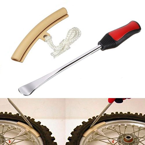 Kit Leve Smontagomme Per Moto E Bici - 3 Pezzi Con Protezioni Cerchio - Foto 9