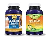 Pure Garcinia Cambogia Extract PLUS Detox Cleanse SYSTEM! - Get FAST RESULTS For The Price Of 1 - High HCA - 100% Satisfaction Guarantee - Hit 'ADD TO CART'