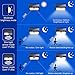 CINOTON Outdoor Solar Wall Lights Ultra Bright 20 LED Security Lighting Motion Sensor Dusk-to-dawn Photocell Wireless Waterproof for Garden,Yard,Patio, Driveway,Stairs. (20 LED, 2 PACK)