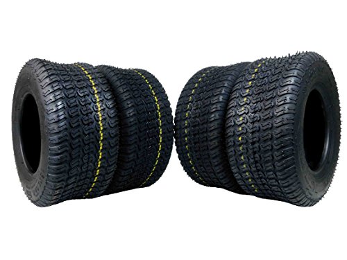 MASSFX Lawn Mower and Garden Tires 13x5-6 MO1356 4 PLY 3mm Tread 4 Tire Set