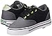 Heelys Launch Canvas Sneaker , Charcoal/Black/Lime, 5 M US Big Kid