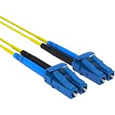 CableRack 2 Meter LC to LC Single Mode Fiber 9/125 Fiber Patch Cable