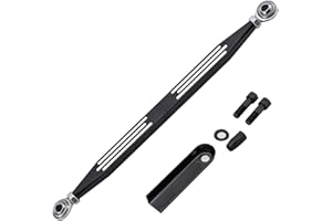 KaTur Motorcycle Skull Stripe Black CNC Shift Linkage Gear Shift Lever for Harley Davidson Softail Road King Electra Glide 19
