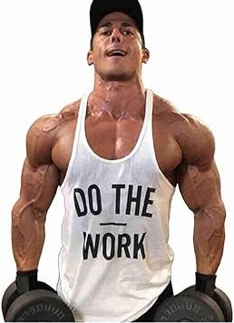 Amazon タンクトップ男性 夏のノースリーブローチェストタンクトップメンズファッション トレンドホワイトレジャーコットンtシャツアンダーシャツフィットネスシャツジムトレーニングマッスルベストボディービル服 Dxspnsbx スポーツ アウトドア