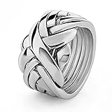 Puzzle Ring in Sterling Silver 7BDS