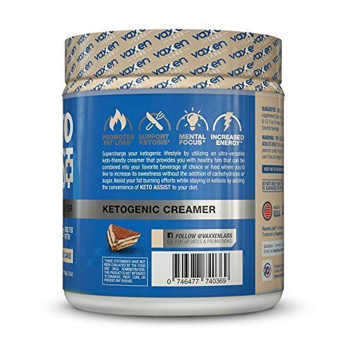 Keto Creamer for Coffee and Tea (30 Servings) - Contains Grass-Fed Butter, Coconut Oil, MCT Oil & Collagen Peptides - Zero Carbs, Easy to Mix, Absorb and Digest, Italian Crème Cake Flavor - Thumbnail 2
