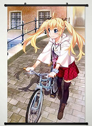 Grisaia no Kajitsu Wall Scroll Poster Fabric Painting for Anime Michiru Matsushima 007 S