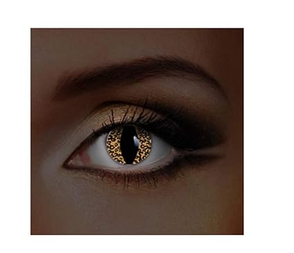 Amazon Com Safe Adults Mens Ladies Brown Cat Contact Lenses Uv