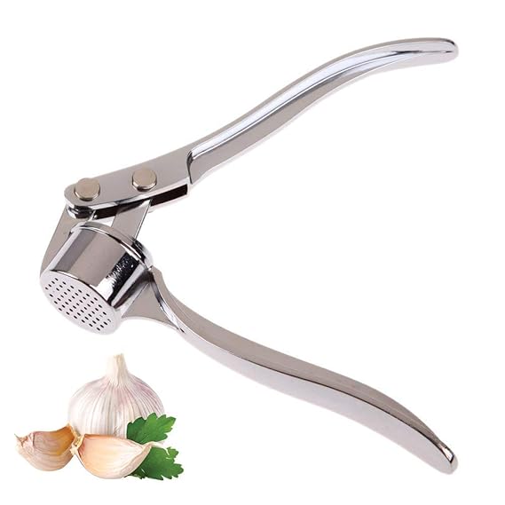 Buy Agabani Stainless Steel Garlic Crusher Garlic Presser Squeeze Press Ginger Crusher