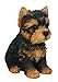 Hi-Line Gift Ltd Sitting Yorkshire Terrier Puppy, Brown/Black, 6.5