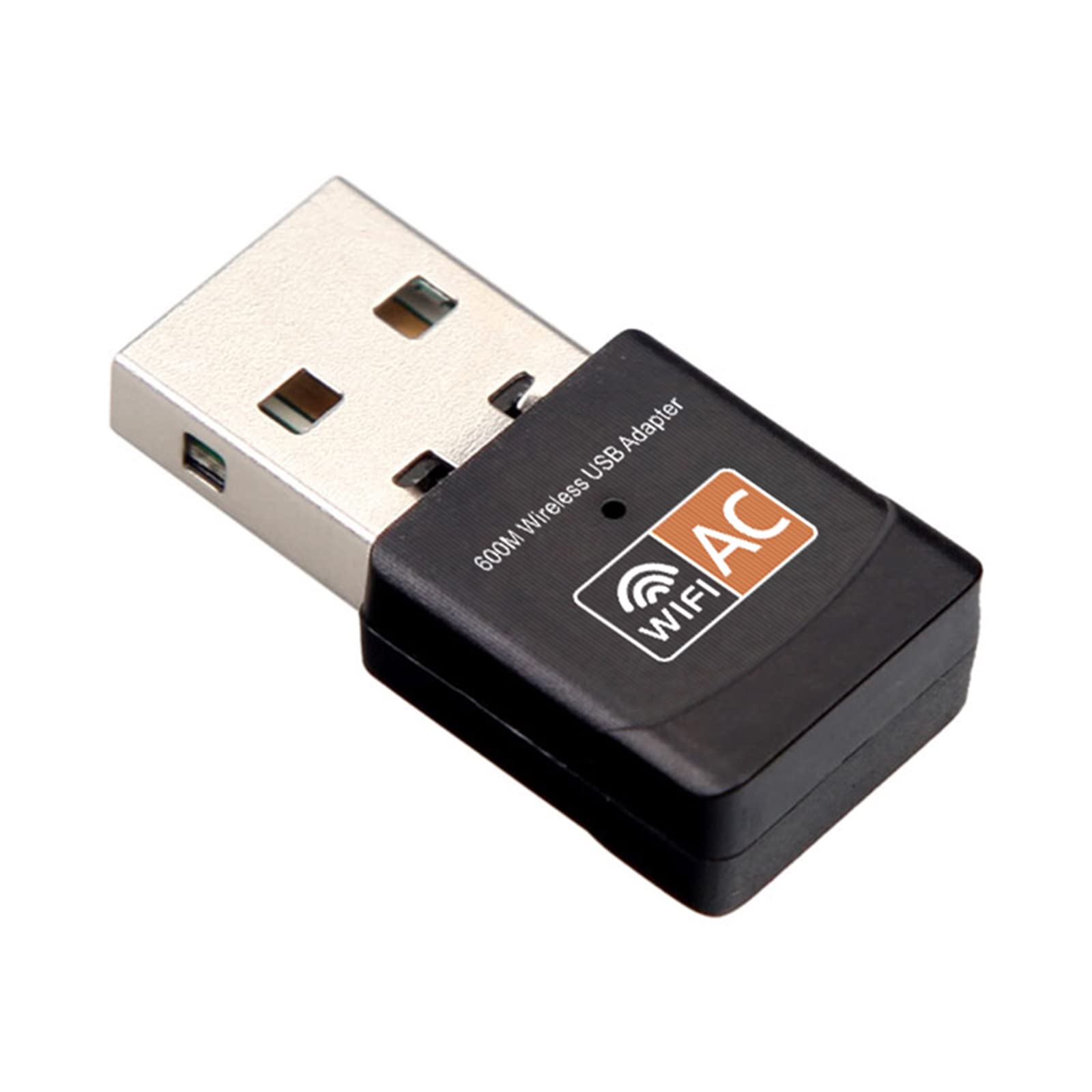 USB WiFi Adapter for PC, AC600M USB 2.0 WiFi 5 Dongle 802.11ac Wireless Network Adapter with Dual Band 2.4GHz/5Ghz for Desktop Laptop Support Windows 10/8/7/XP, MAC OS, Linux etc