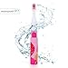 Saky Two Mode Sonic Toothbrush Battery Toothbrush Toddler Electric Toothbrush Kids Pink