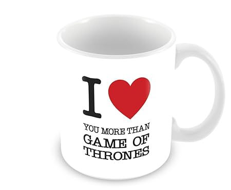 I Love You More Than Game Of Thrones Personalised Customised Mug