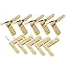 BQLZR Spring Hinge Jewelry Box Hinge Mini Hinges Hardware Accessories 33x30mm Spring Hinge for Jewelry Box Pack of 10