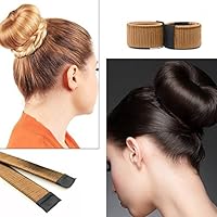 Tininna 2 Pcs Hair Accessories Hair Bun Shapers Modern Hair