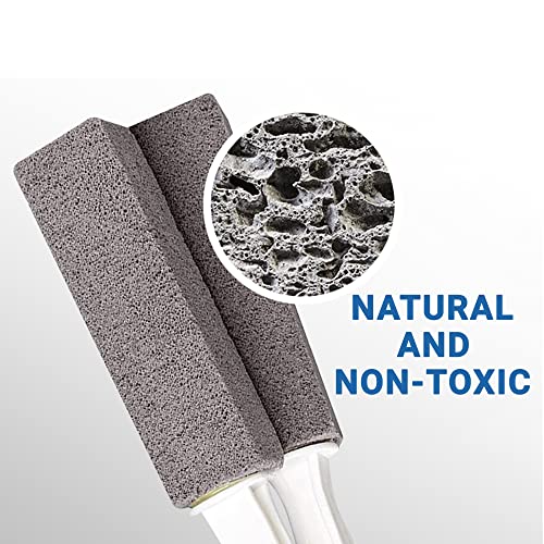Pumice Stone for Toilet Cleaning by Scrub GENIE 2Pack Multipurpose