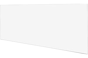 ACRYLIC MEGA STORE Clear Acrylic Plexiglass Sheet - 1/8" Thick Cast - 24" x 48"