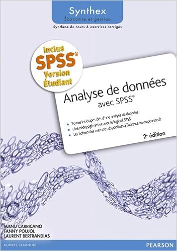 Amazon Fr Analyse De Donnees Avec Spss 2e Edition Logiciel Spss Version Etudiante Pour Windows Laurent Bertrandias Manu Carricano Fanny Poujol Roland Gillet Livres