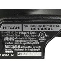 Hitachi DS18DSAL 18 volt 1 2 inch Cordless Drill Driver (Bare Tool   No Necesita Batería de Li ion, cargador o Caso)