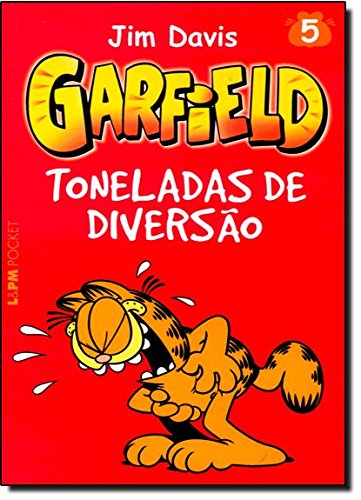 Livro Garfield 5. Toneladas De Diversão   Coleção L PM Pocket