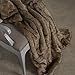 Best Home Fashion Faux Fur Throw - Full Blanket - Coyote - 58