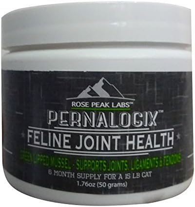 PERNALOGIX GREEN LIPPED MUSSEL Glycosaminoglycans CAT JOINT HEALTH ANTI INFLAMMATORY ALL SIZES (1 Bottle)