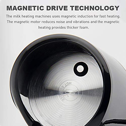XIAOFEI 4 in 1. Elektrisch Milch Fröhlich Kalt Heiß Milchaufschäumer Latté Cappuccino Schokolade Völlig Abnehmbar… – Bild 6