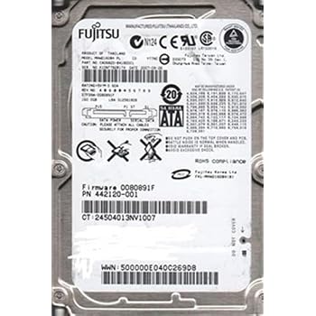 Disque Dur Fujitsu 60 Go IDE 2.5" 5400 Tr/min - Occasion En état Fonctionnel