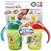 Munchkin Click Lock Bite Proof Soft Spout Trainer Cup, Green/Yellow, 7 Ounce, 2 Count