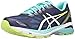 ASICS Women's Gt-1000 5 Running Shoe, Indigo Blue/White/Safety Yellow, 11 M US