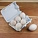 Good Wood Eggs, Six in a Recyclable Carton (childs play food)