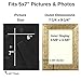 Icona Bay 5x7 Picture Frames (Gold, 3 Pack), French Baroque Style Photo Frames 5 x 7, Wall Mount or Table Top, Regency Collection