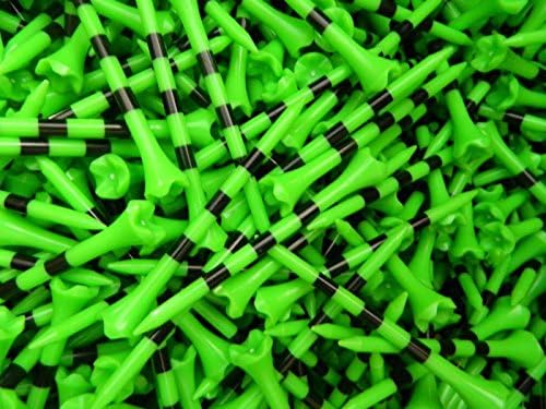 100 3 1/4" Pride PTS 2015 Evolution Golf Tees - Green &amp; Black