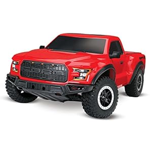 Traxxas 58094-1 2WD Ford Raptor with TQ 2.4Ghz Radio System (1/10 Scale), Red
