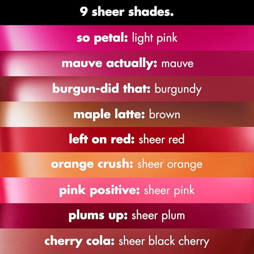 e.l.f. Tinta Sheer For It Blush Tint Left on Red - sheer red