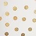 DII Non Woven Polyester Storage Bin, Polka Dot, White & Gold, Small Set of 4