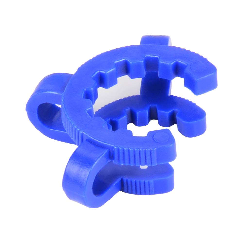 StonyLab 10pcs 19mm Blue Plastic Joint Clips, 19/22 or 19/26 Joint Glass Standard Conical Interface Clip, Lab Accessory - Image 3