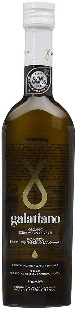 Galatiano Elegance Organic Extra Virgin Filtered Olive Oil 500 ml