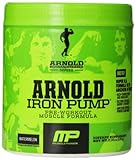 Muscle Pharm Arnold Schwarzenegger Series Iron Pump Pre-Workout Formula, Watermelon, 6.35 Ounce