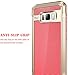 ELV Case for Samsung Galaxy S8 Plus - Armor Defender Slim Case for Samsung Galaxy S8 Plus - [Salmon Pink/Gold]
