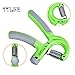 TTLIFE Hand Grip Gripper Adjustable Resistance 22-88 Lbs Strength Training Forearm Muscle Wrist Exerciser Developer Green for Athletes Pianists Kids