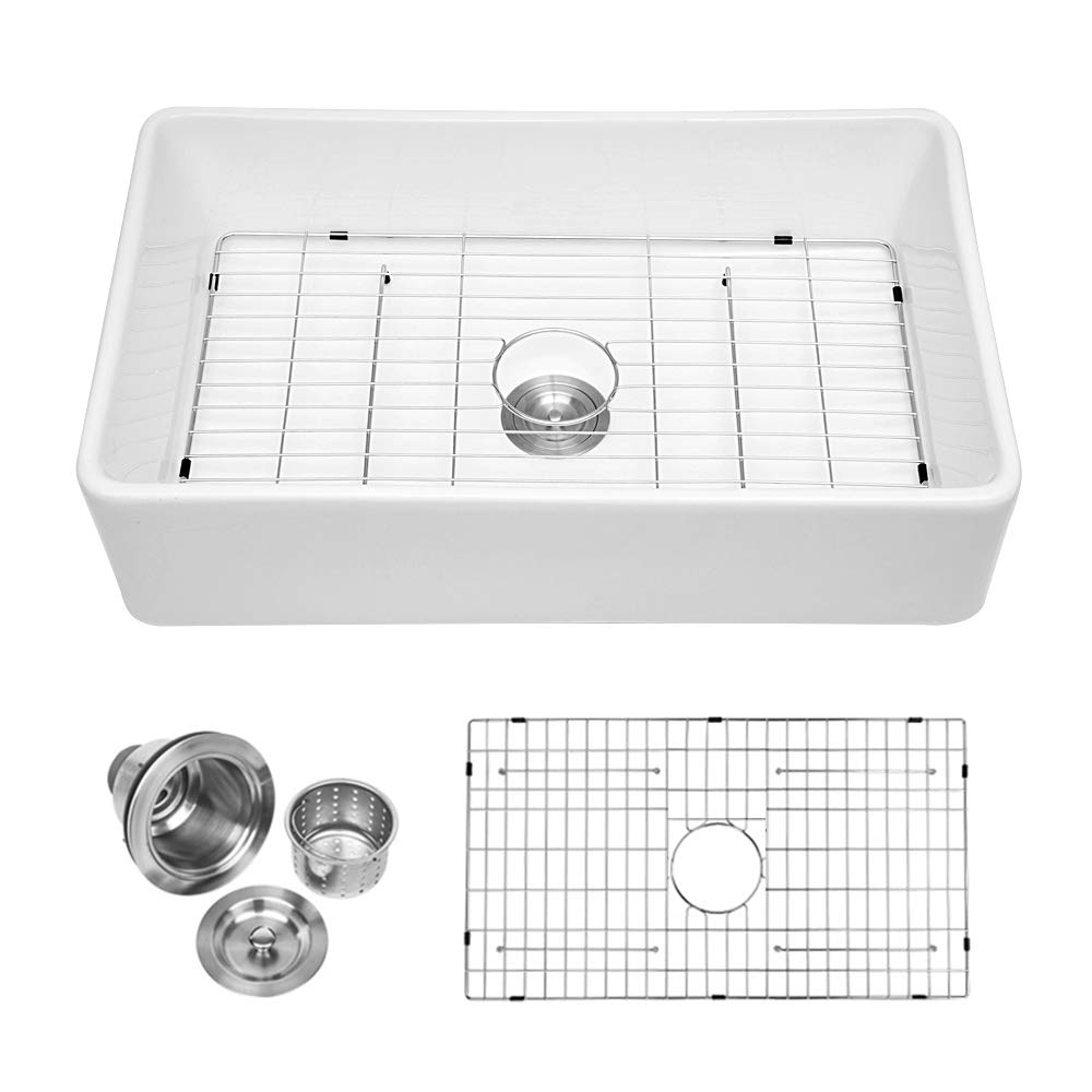 Best 33 In. Kitchen Sink White