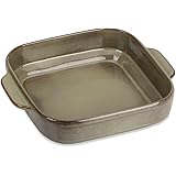 vancasso Bakeware, 9.8″x8.5″ Small Lasagna Pan, Stoneware Baking Pan, Square Casserole Dish, Ceramic Bakeware Set With Double