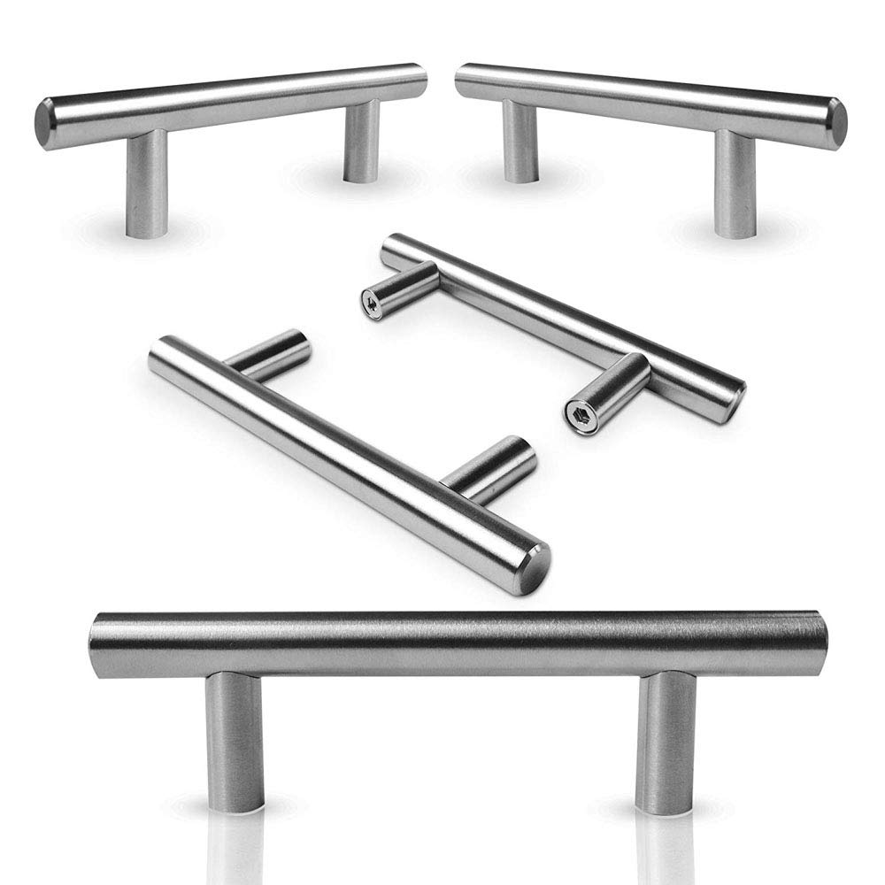 L-Remita 6 STÜCKE Schranktür Griff Edelstahl Schränke Schubladen Ziehen