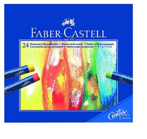 Faber-Castel FC127024 Creative Studio Oil Pastel Crayons (24 Pack), Assorted