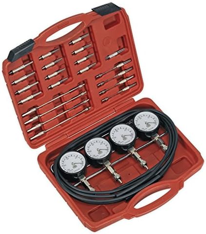 Sealey Vs209 Carburettor Synchronizer (Vacuum Mini-Type), Multicoloured