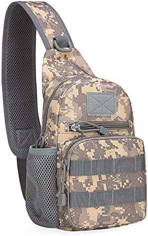 Fjiujin,Cycling Outdoor Sports Bag Casual Shoulder Diagonal Bag Portable Tactical Chest Bag